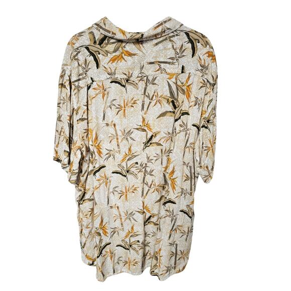 Margaritaville Hawaiian Shirt Mens XL Button Up Bird of Paradise Beach Resort - Picture 6 of 8